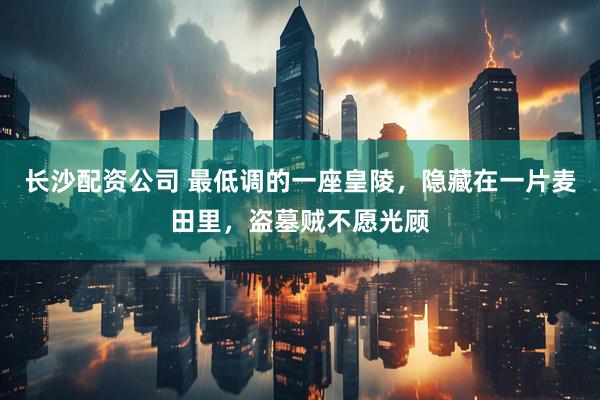 长沙配资公司 最低调的一座皇陵，隐藏在一片麦田里，盗墓贼不愿光顾